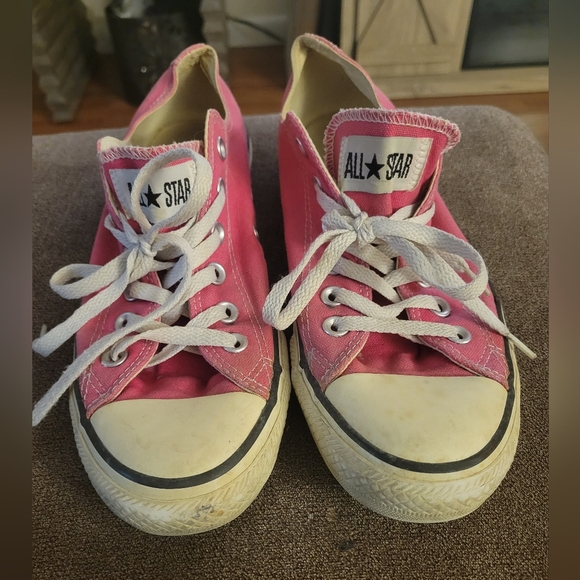 Converse Pink Sneakers Size 9 Womens - Picture 3 of 8